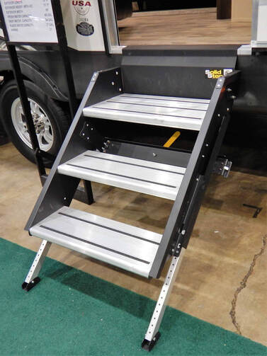 Installing the Solid Step RV Entrance Stairs by Lippert Components 